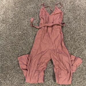 Abercrombie & Fitch Dusty Rose Jumpsuit